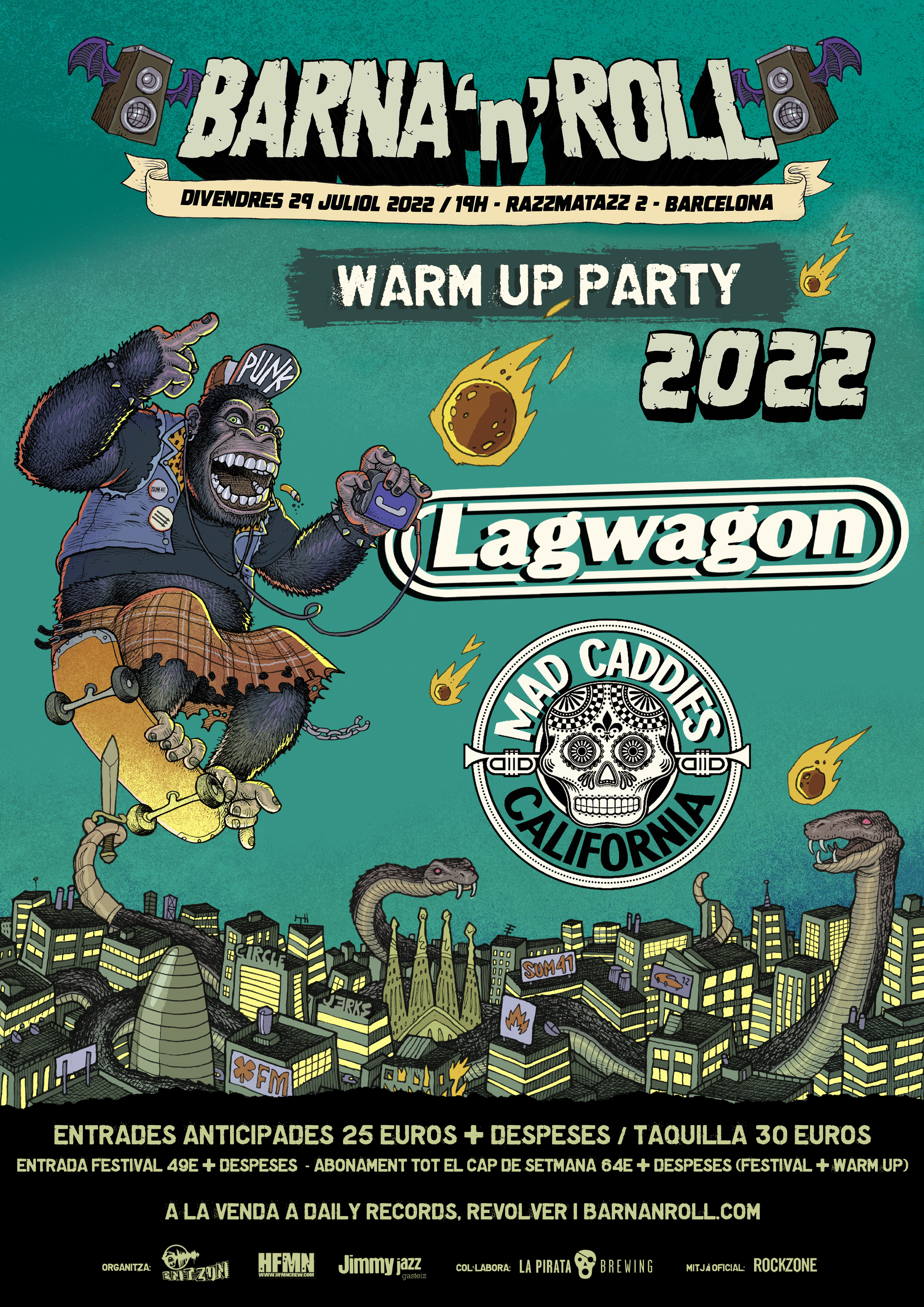 Warm UP Party – Barna N Roll Fest￼